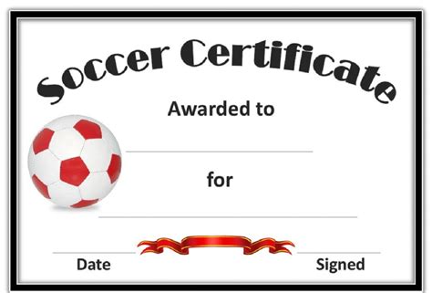 Soccer Award Templates Benefits