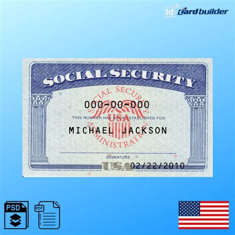 Social Security Template 1