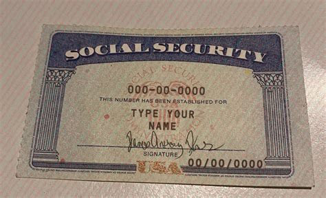 Social Security Template Generator Tool Resources