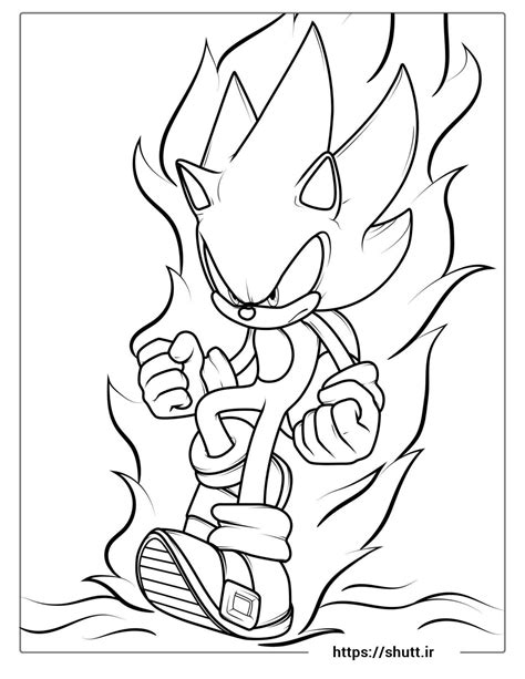 Sonic Coloring Page