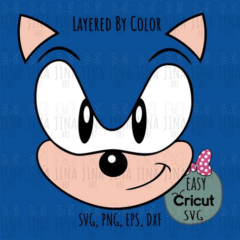 Sonic Face Printable Example 5