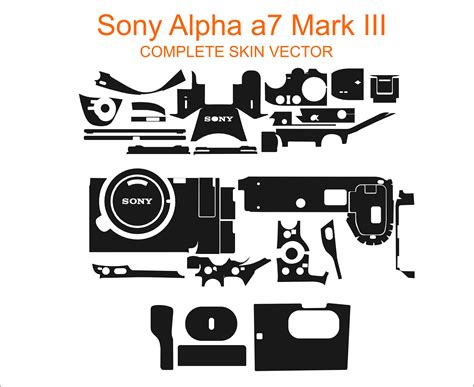 Sony A7iii Skin Template 1