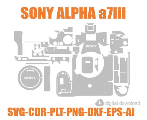 Sony A7iii Skin Template 6