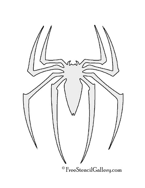 Spider-Man Stencil Printable Template