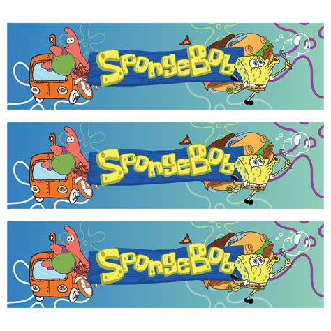 SpongeBob Label Printables