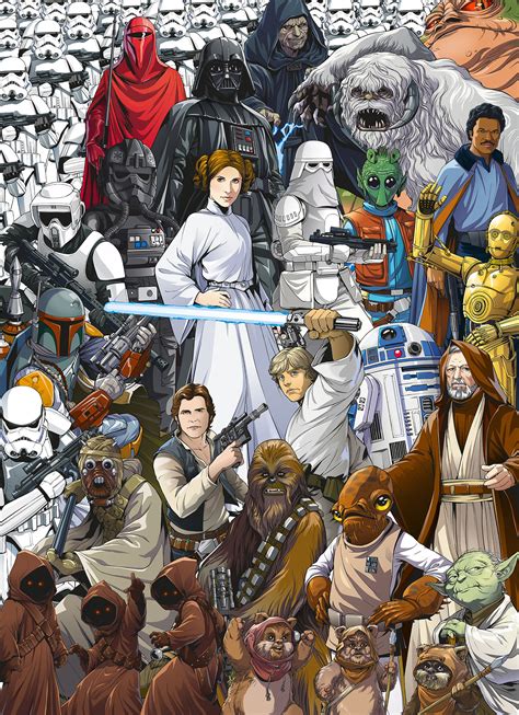 Star Wars Character Collage