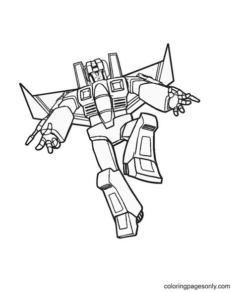 Starscream Coloring Page