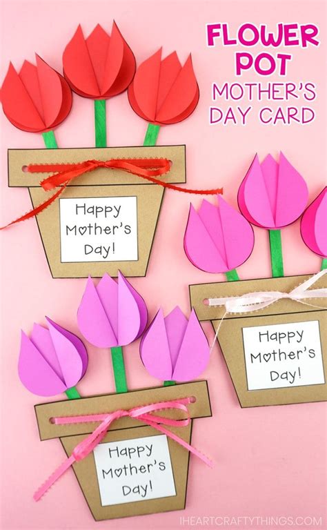 Step-by-Step Guide to Creating a Mothers Day Flower Pot Template