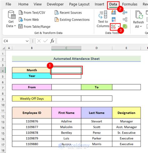 Steps to Create Attendance Tracker