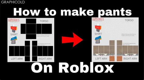 Steps to Create Your Own Roblox Pants Templates