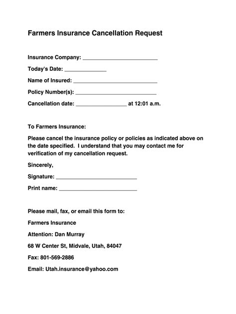 Steps to Fill Out an Insurance Cancellation Request Form