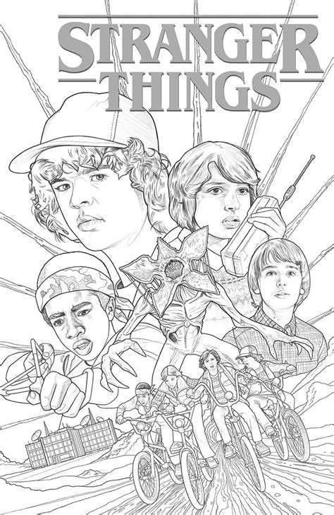 Stranger Things Coloring Books