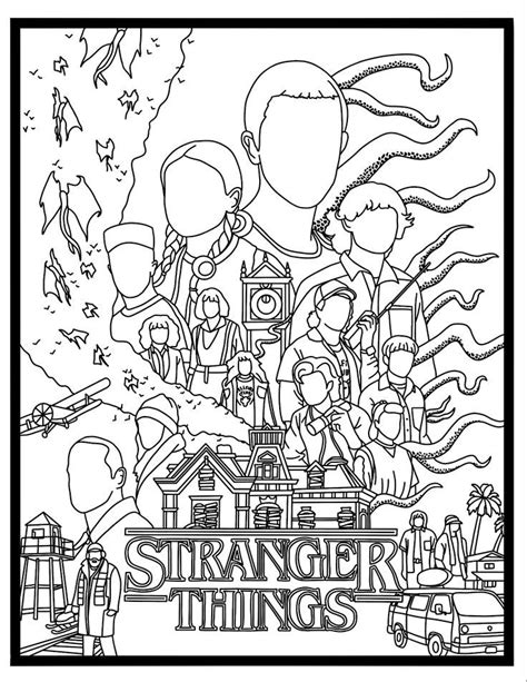 Stranger Things Coloring Ideas