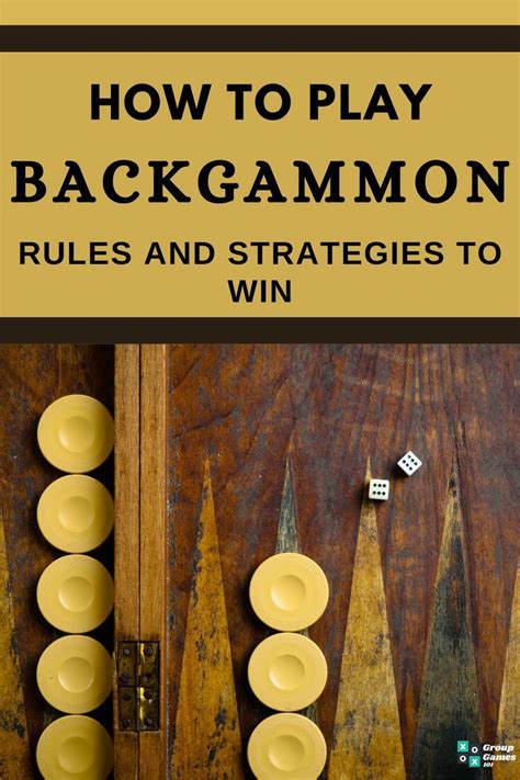 Strategies for Playing Backgammon