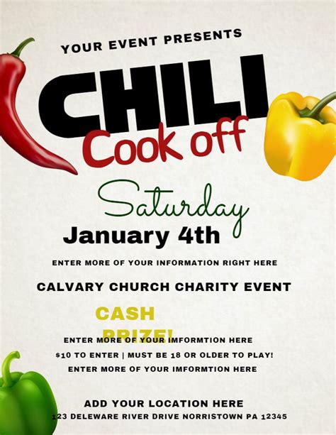 Successful Chili Cook Off Events