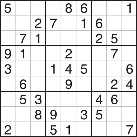 Sudoku Printable for Beginners