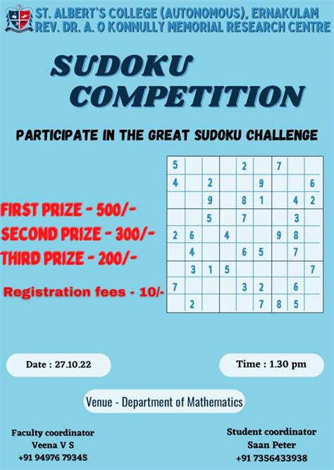 Sudoku Tournaments Competitions