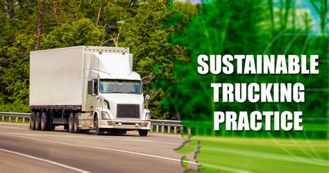 Sustainable Trucking Practices