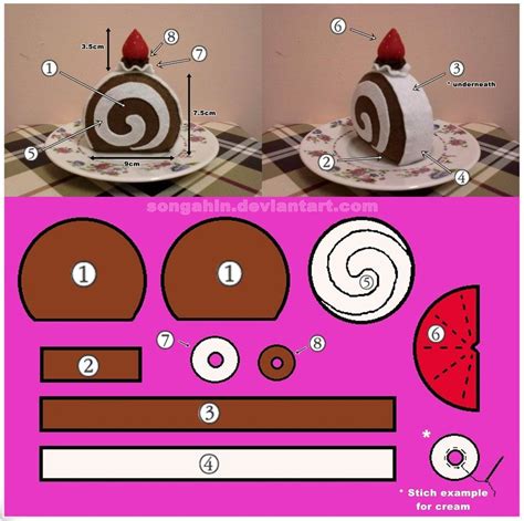 Swiss Roll Pattern Template Printable