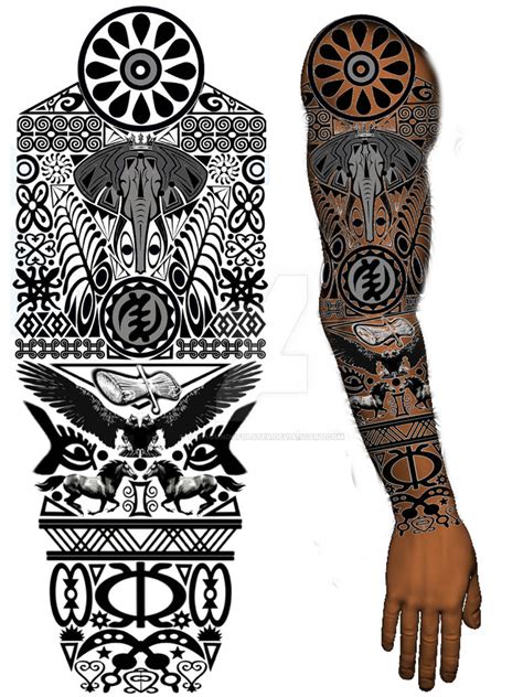 Symbolic Tattoo Sleeve