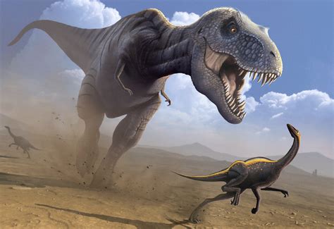 T Rex with Other Dinosaurs