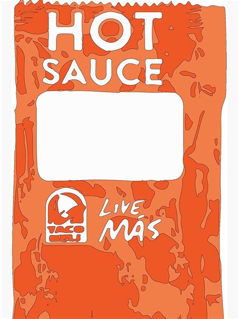 Taco Bell Sauce Packet Art