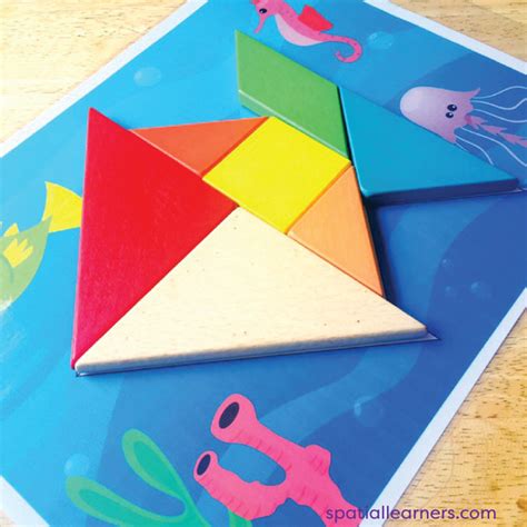 Spatial Reasoning with Tangram Puzzles