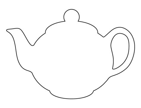 Teapot Template For Kids