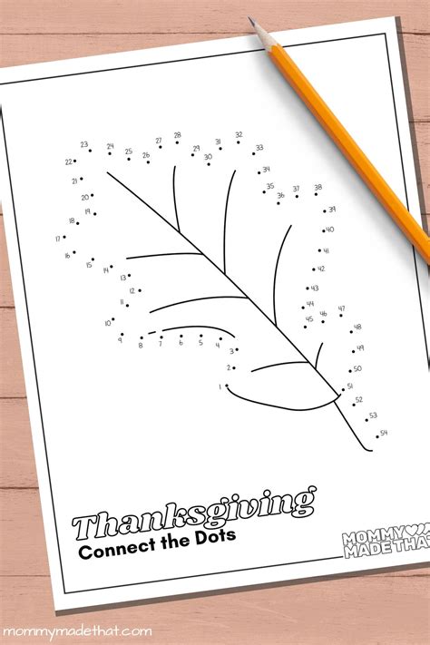 Tips and Tricks for Using a Thanksgiving Connect Dots Printable