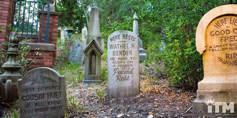 The History of Haunted Tombstones