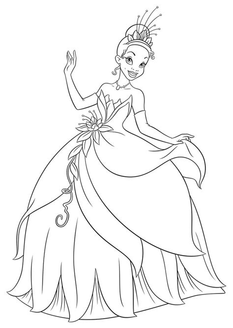 Tiana coloring pages final thoughts