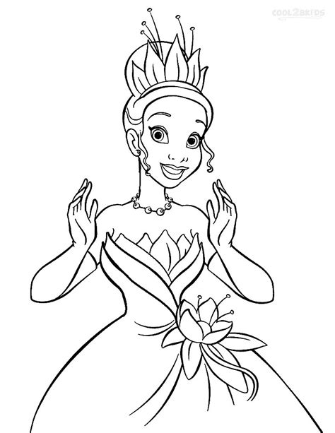 Tiana coloring pages online