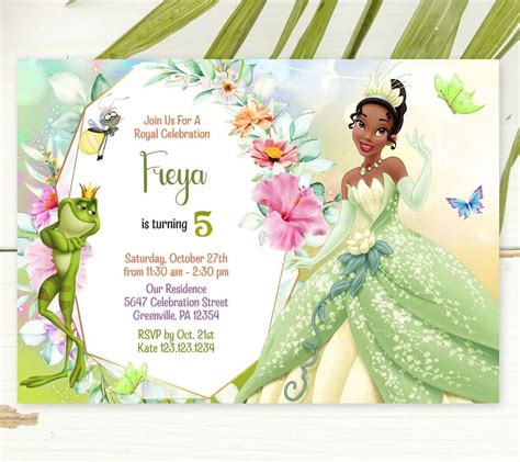 Tiana Invitation Template