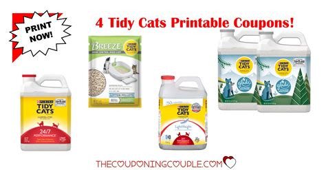 Types of Tidy Cat Coupons