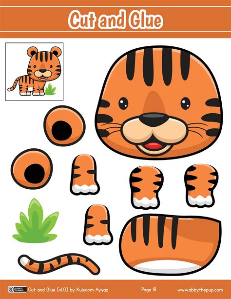 Tiger Craft Printable Fun