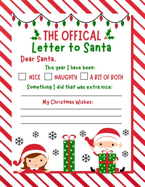 Tips and Ideas for Using a Santa Letter Template Printable