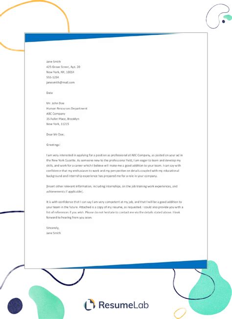 Tips for Customizing a Free Cover Letter Template in Word