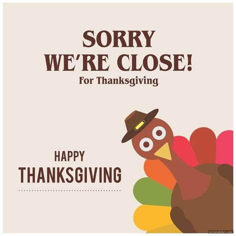 Tips for Displaying Closed Thanksgiving Signs