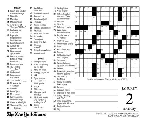 Tips for Solving LA Times Printable Crossword Puzzles