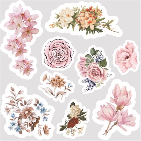 Tips for Using Flower Stickers