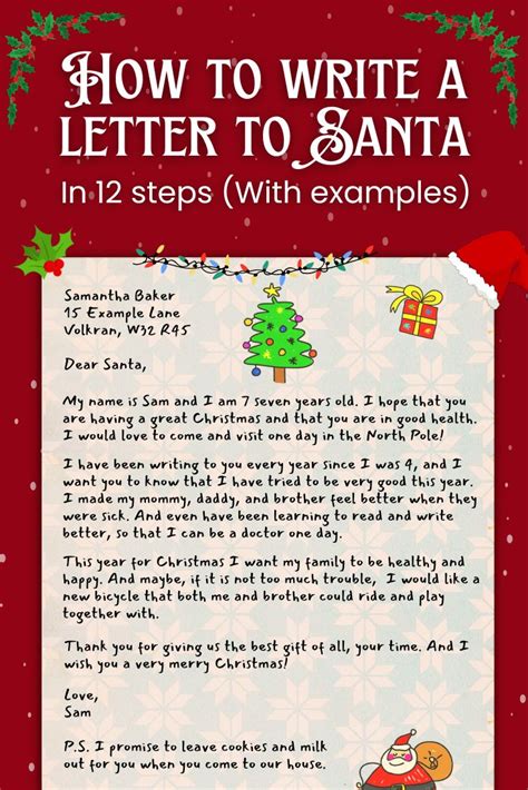 Tips for Writing a Great Santa Letter