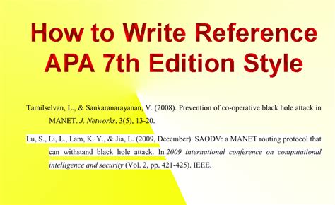 Tips for Writing in APA 7th Edition Style