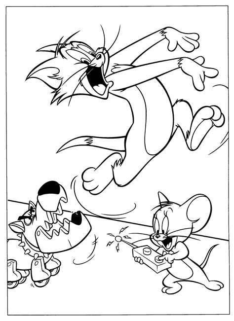 Tom and Jerry Coloring Pages