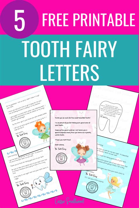 Tooth Fairy Letters Image