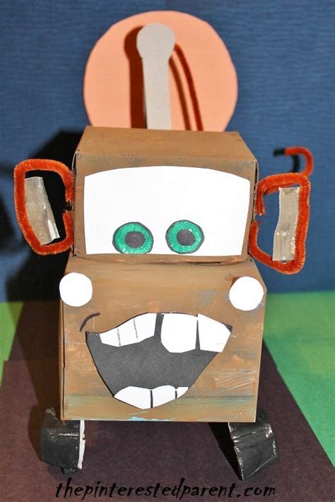 Tow Mater Crafts and Activities for Kids