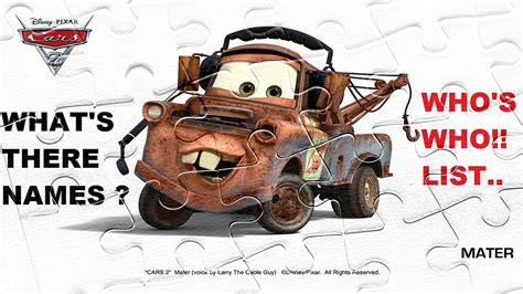 Tow Mater Puzzles