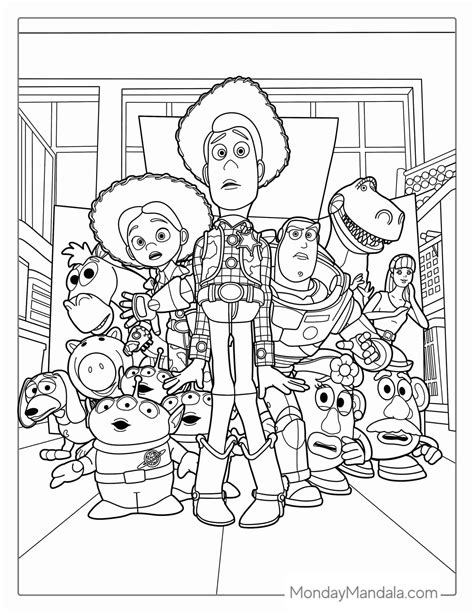 Toy Story Coloring Pages