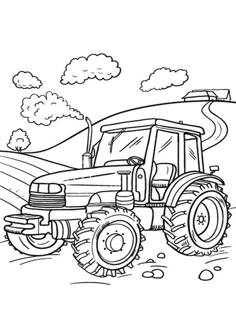 Tractor Coloring Pages Fun