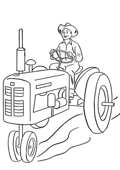 Tractor Coloring Pages for Kids