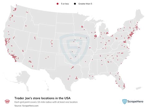 Trader Joe's Store Locations Map